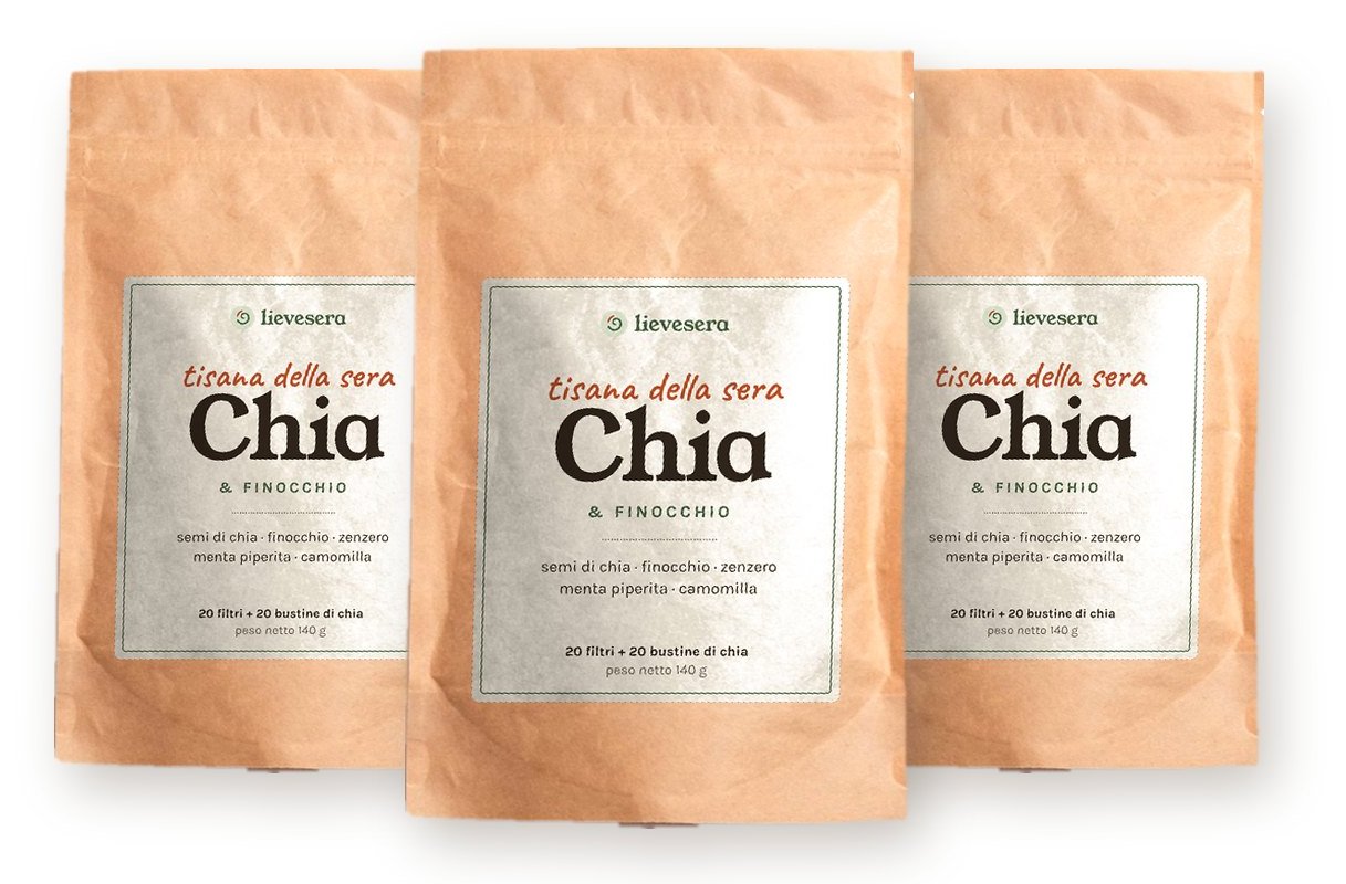 Tre confezioni di Tisana Chia